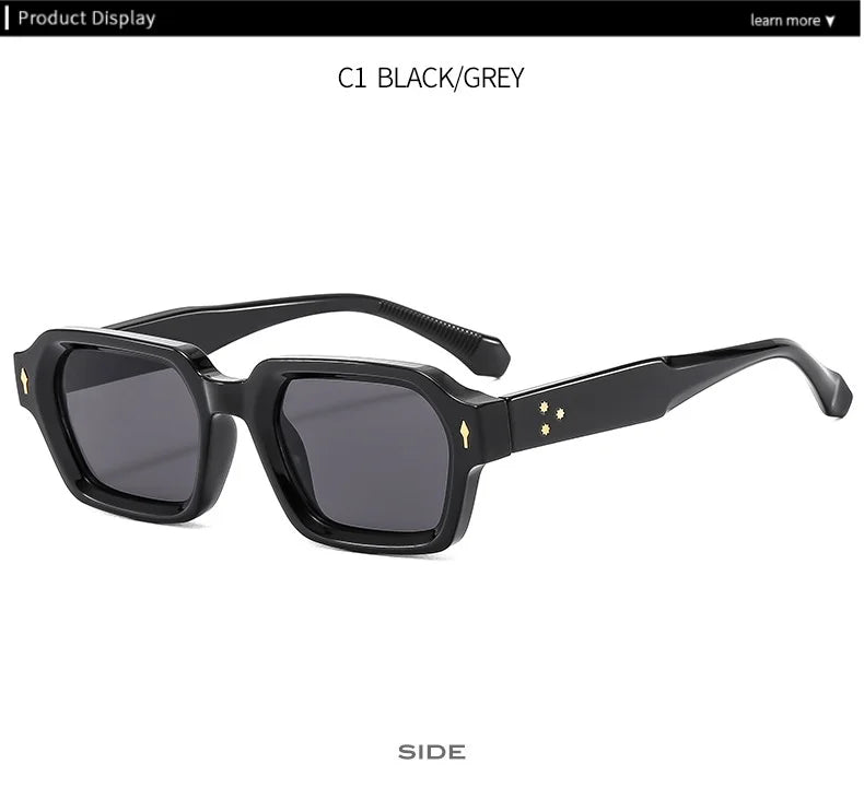New Fashion Small Square Sunglasses For Women Men Modern Design Retro Double Color Frame Sun Glasses Shades UV400 Eyeglasses