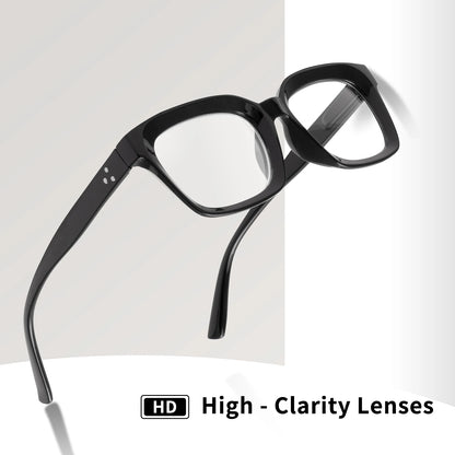 1pc Fashion Square Reading Glasses for Men Women Large Frame Presbyopia Eyeglasses High-definition Eyewear Paerde