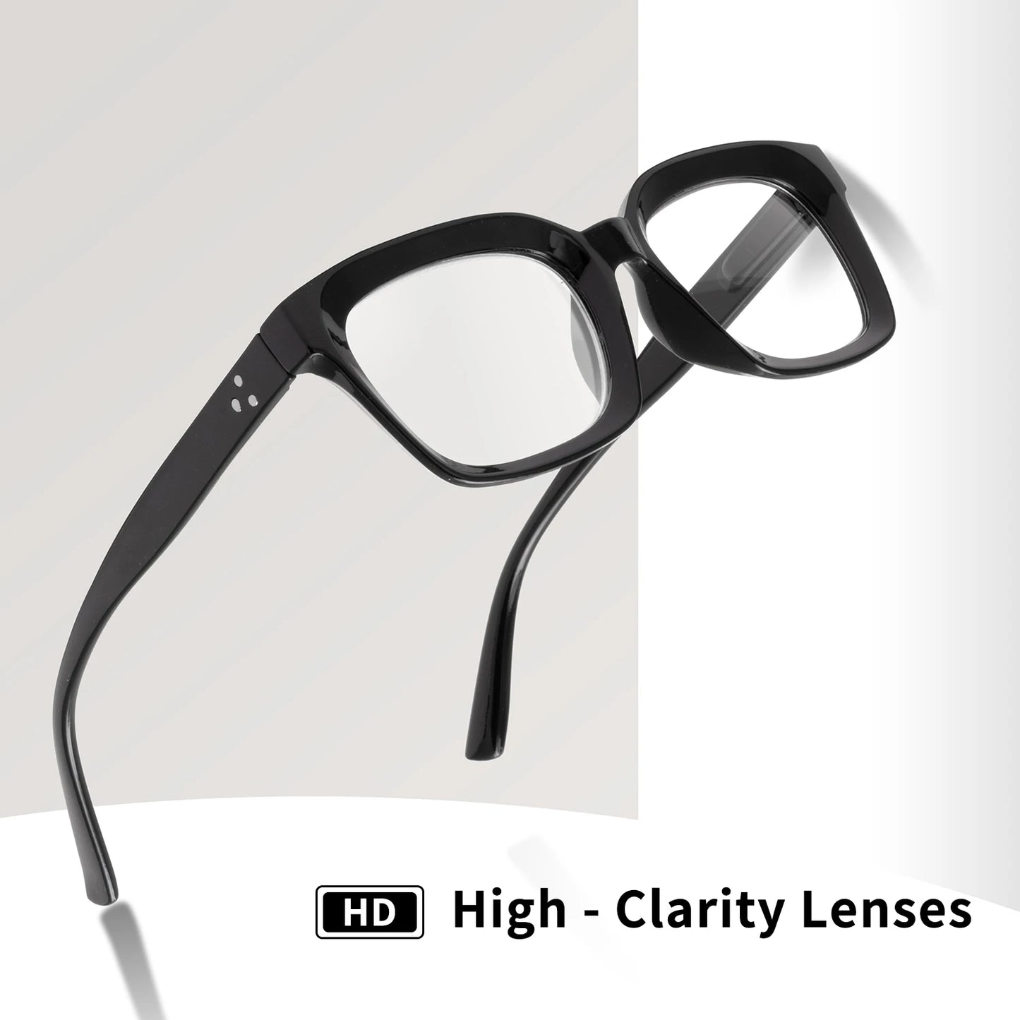 1pc Fashion Square Reading Glasses for Men Women Large Frame Presbyopia Eyeglasses High-definition Eyewear Paerde
