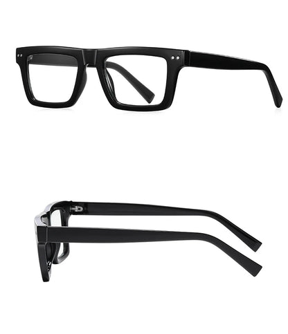 57176 Fashion Optical Spectacle Frames Men Popular Spring Hinge Glasses Frame Women Trend Square Transparent Eyeglass