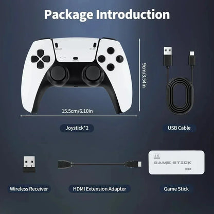 2026 New M15 Game Mini TV Handheld Game Console Wireless Gamepads Video Game 64G 20000+ Retro Game HD Output Two-player ﻿