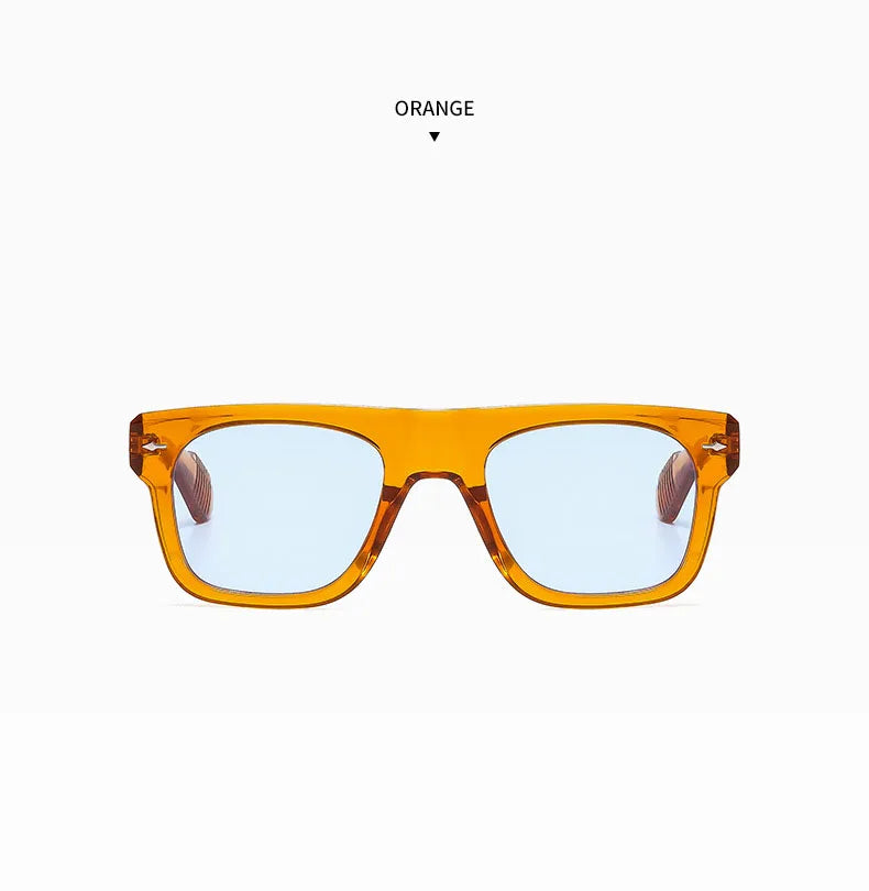 Square Yellow Lens Reading Sunglasses for Men Classic Tinted Prescription Presbyopic Eyewear Outdoor Shade Sun Glasses Readers