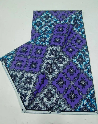 Ankara Wax Fabric 2024 High Quality African Wax Print Fabric 100% Cotton African Guaranteed Veritable Real Wax For Dresses