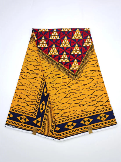 Dutch Ankara Wax Print Fabric High Quality Wax African Hollandais Fabric 100% Cotton Soft African Veritable Real Wax for Dress