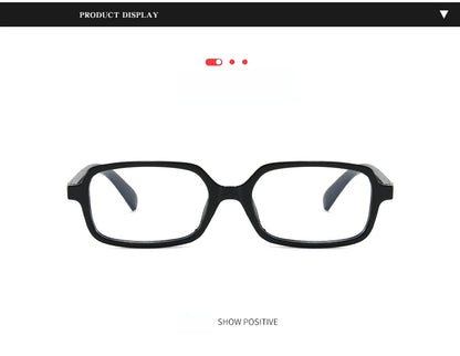 4pcs New Fashion Women Small Square Eyeglasses Frame Outdoor Casual Eyeglasses Anti Blue Light Eyewear Rivet Glasses Unisex