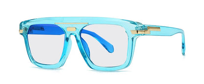 New Oversized Korea Style Reading Presbyopic Glasses Men Anti Blue Light Presbyopia Eyeglasses Fashion Square Pilot Optical Glas