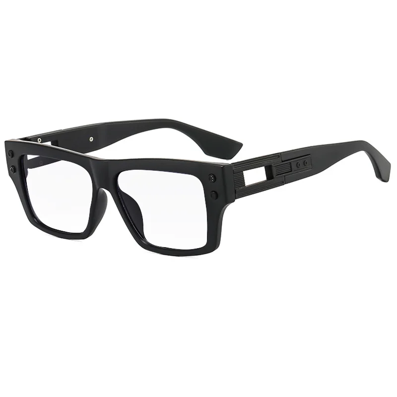 Thick Frame Anti Blue Light Reading Glasses Men Brand Design Square Finished Optical Presbyopic Glasses Customized Diopter