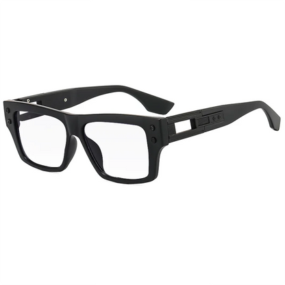 Thick Frame Anti Blue Light Reading Glasses Men Brand Design Square Finished Optical Presbyopic Glasses Customized Diopter