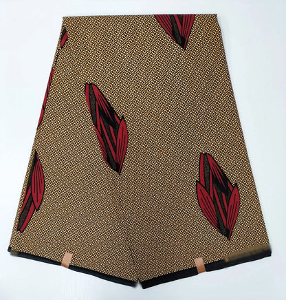 2025 Newest Ankara Real Wax Fabric Guaranteed Veritable African Wax Print Pagne Fabric 100% Cotton 6 Yards Ghana Style Dresses