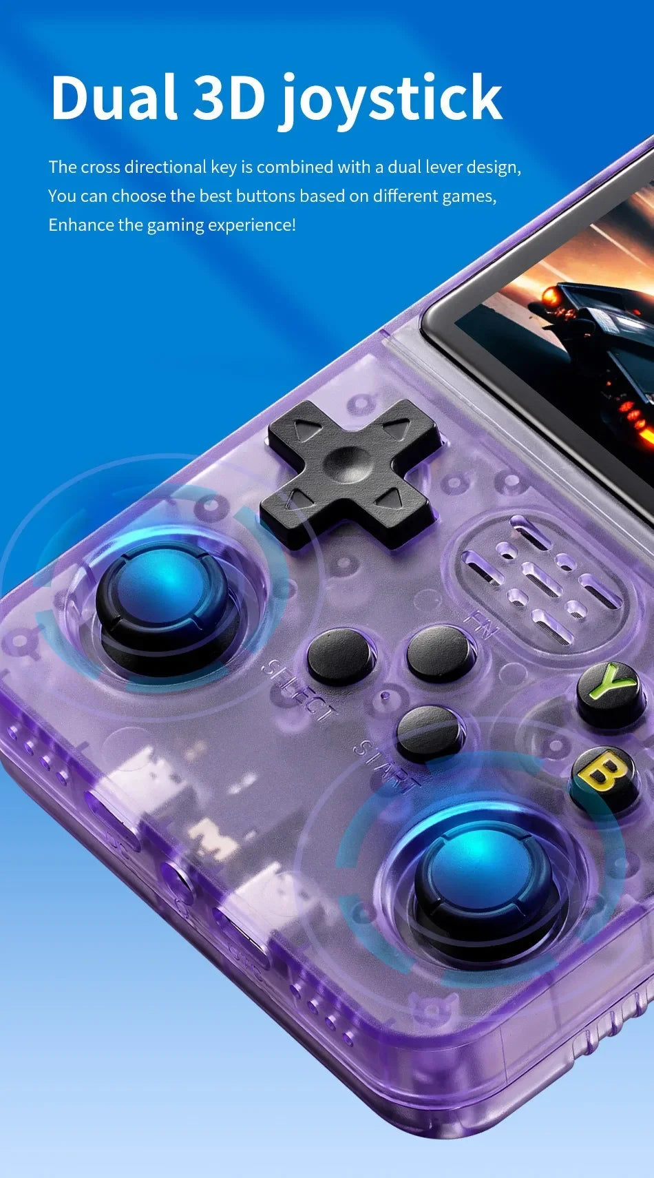 2026 New R36S Retro Handheld Game Console Linux System 3.5 Inch IPS Screen Portable Pocket Video Player 128GB 20000+ Games Gift