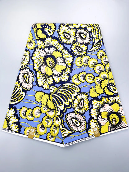 Newest Grand African Wax Glitter Glam Fabric 100% Cotton Ankara Batik Material Pagne Wax Gold Print Sewing Party Dress