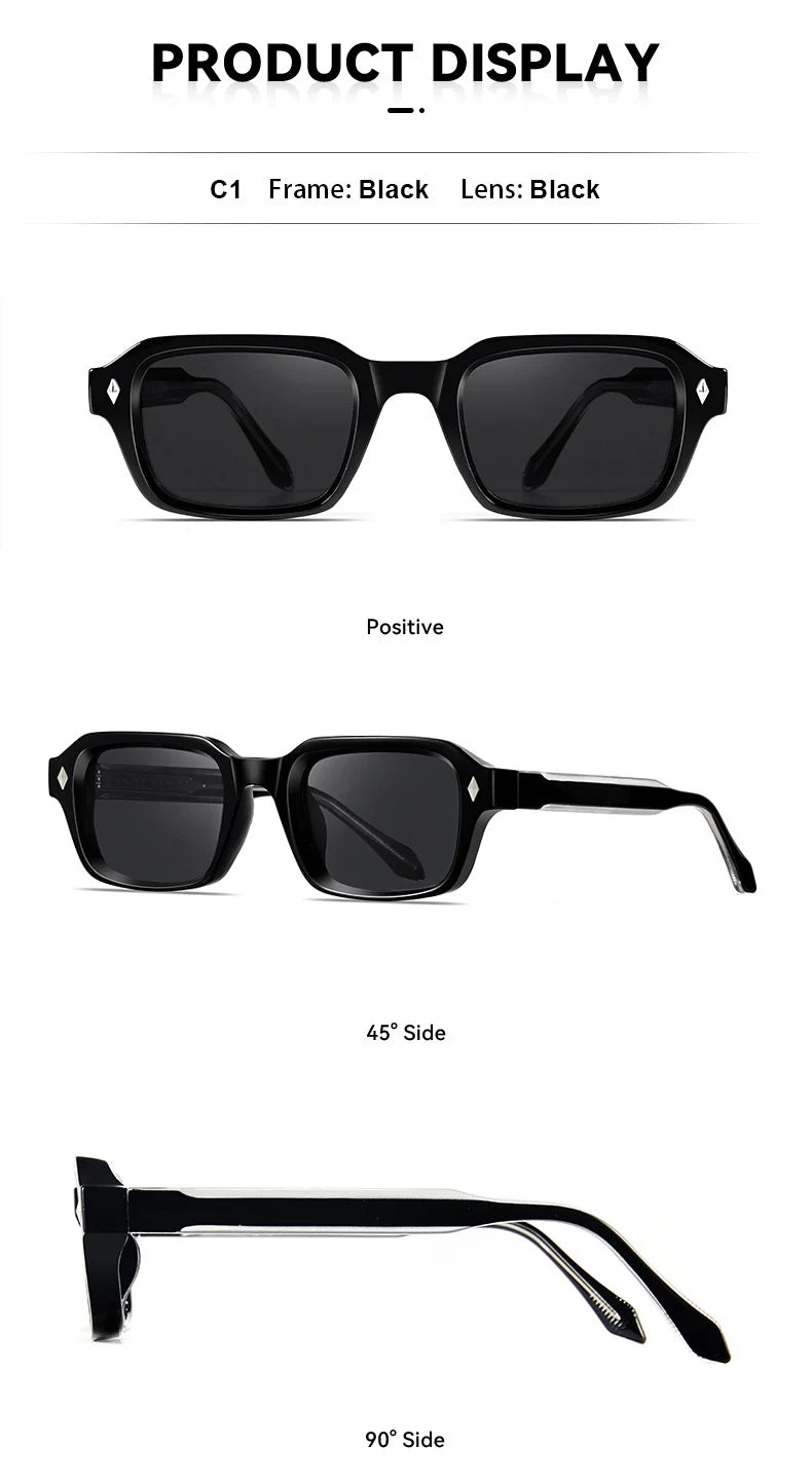 O-Q CLUB Uv400 Polarized Sunglasses Men 2024 Lunette Men's Glasses Women Eyewear Sunglass Luxury Women's Eyepieces Man Lenses