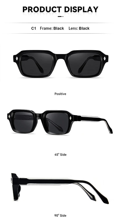 O-Q CLUB Uv400 Polarized Sunglasses Men 2024 Lunette Men's Glasses Women Eyewear Sunglass Luxury Women's Eyepieces Man Lenses