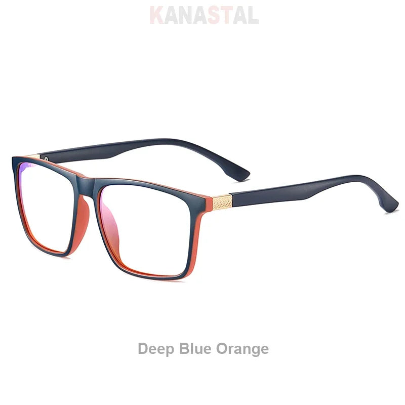 Men's Optical CR39 Lenses Myopia Presbyopic Eyewear Women Blue Light Blocking Prescription Reading Glasses TR90 Eyeglasses Frame