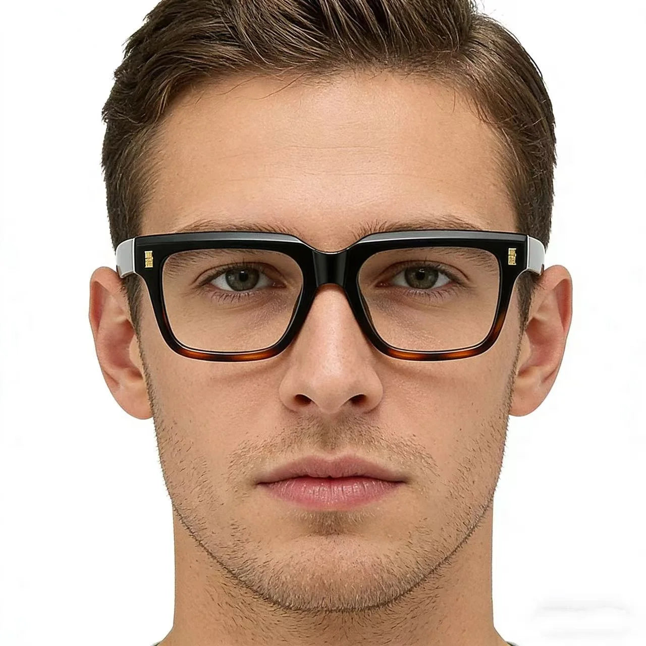 Anti Blue Light Computer Glasses Frame Men Trendy Fashionable Stylish Eyeglasses Classic Spectacles TR90 Eyeglasses for Man