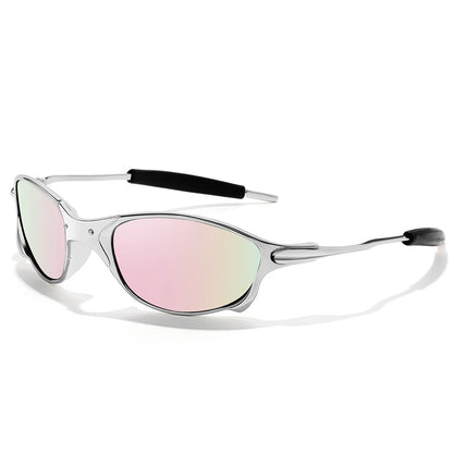 Men Women Sunglasses Metal and Plastic Light weight Frame UV400 Outdoor Sports Fishing Cycling Running, Hiking, Driving Goggles