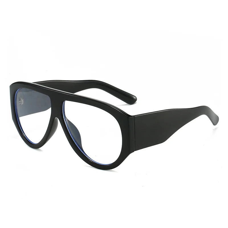 Big Frame Pilot Reading Glasses Frame Women Classic Oversized Prescription Eye Glasses Frame Brand Computer Eyeglasses Unisex