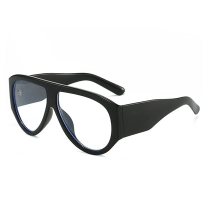 Big Frame Pilot Reading Glasses Frame Women Classic Oversized Prescription Eye Glasses Frame Brand Computer Eyeglasses Unisex