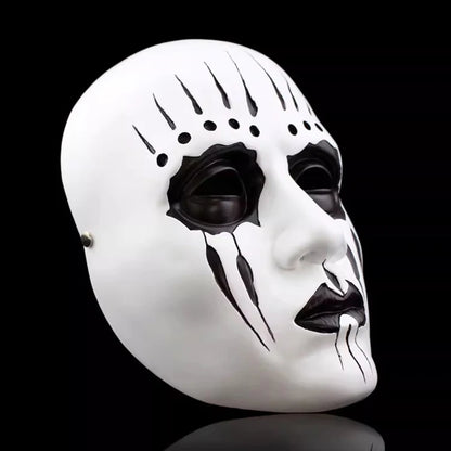 Halloween Band Resin Mask Joey Dressed Up Full Face Adults Mask Drummer Role Playing Movie Skull Masquerade Cosplay Scary Prop