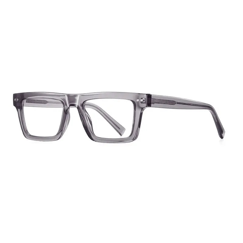 57176 Fashion Optical Spectacle Frames Men Popular Spring Hinge Glasses Frame Women Trend Square Transparent Eyeglass