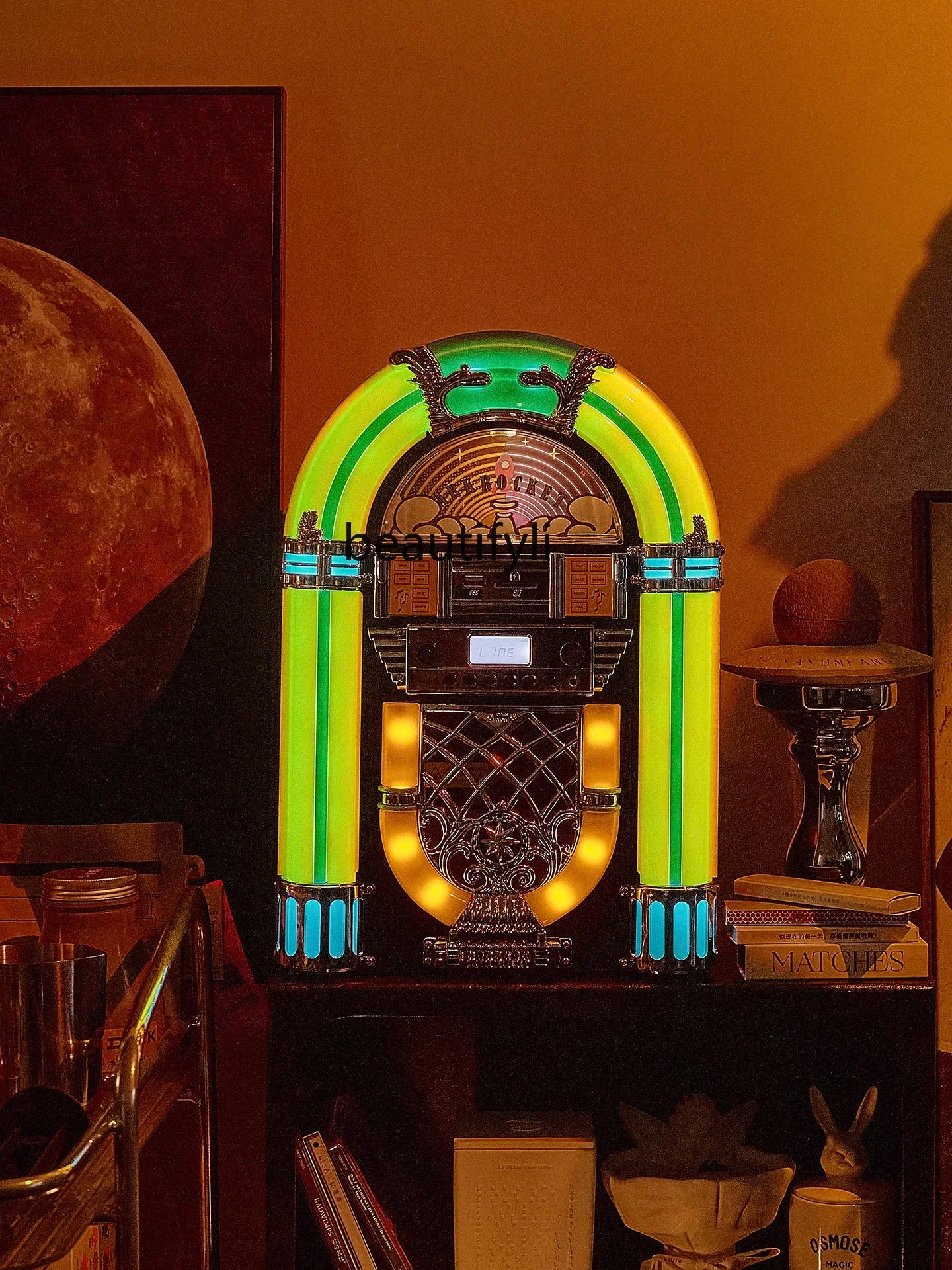 Retro CD player Bluetooth jukebox home mini desktop stereo