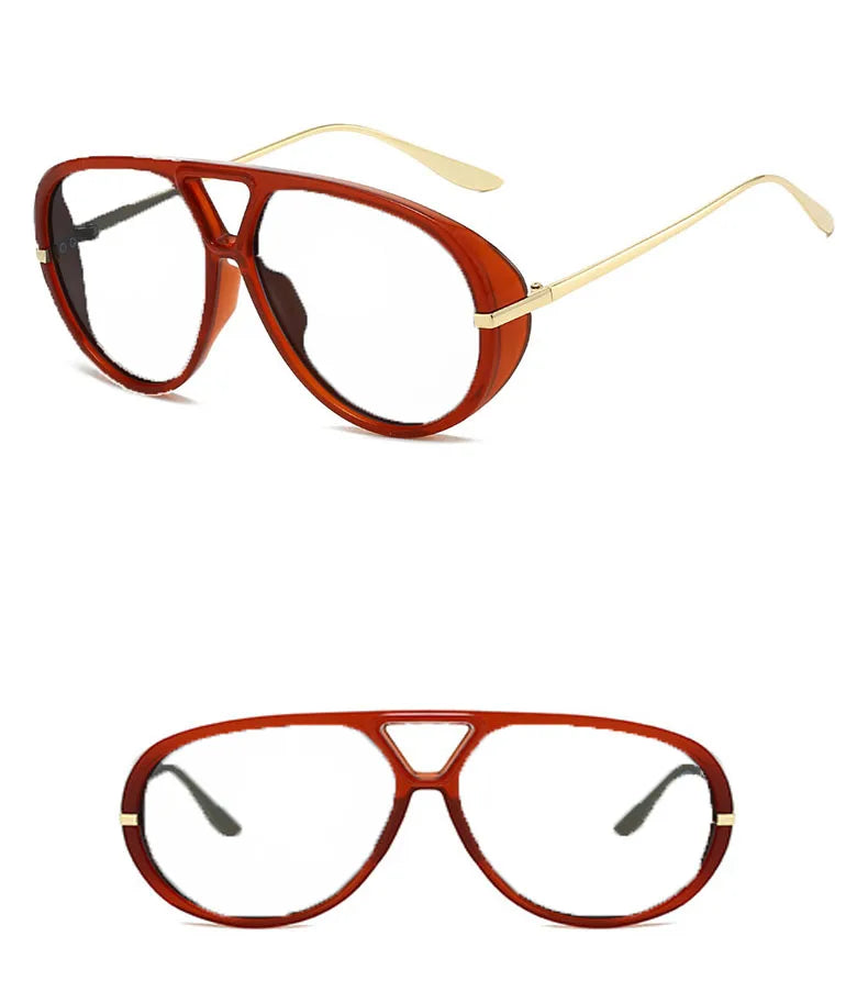 KSVEREN Women Anti Blue Light Reading Glasses Men Fashion Prescription Glasses Optical Glasses Big Frame Presbyopic Eyewear