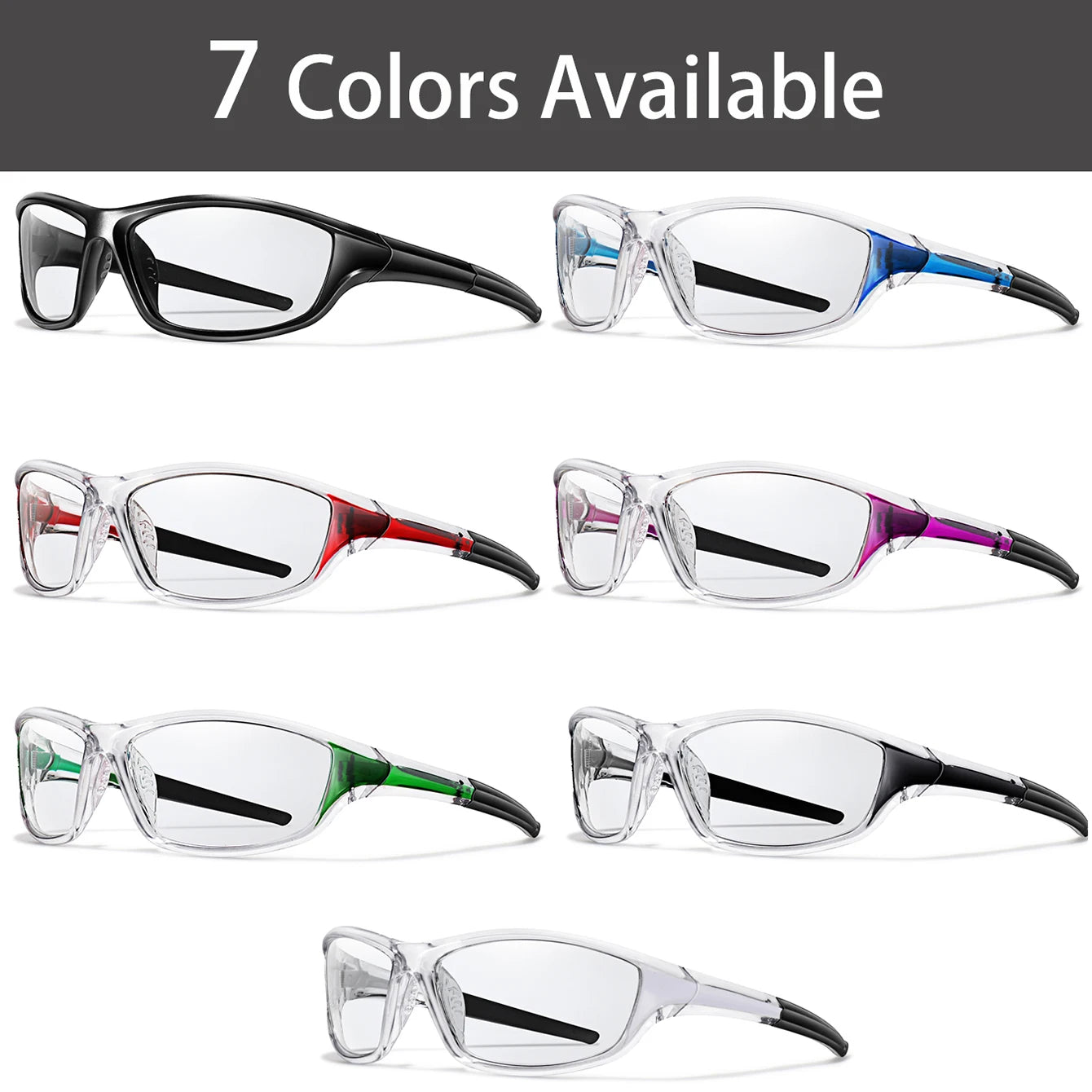 New Style Photochromic Cycling Eyewear Men Women MTB Bike Running Fishing Glasses Comfortable Brand Bicycle Goggles UV400