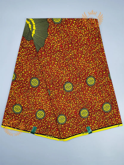 New 100% Cotton Original Real Wax Ankara Fabric 2021 African Print Fabric For Wedding Dress Tissue African Fabric Wax Fabric