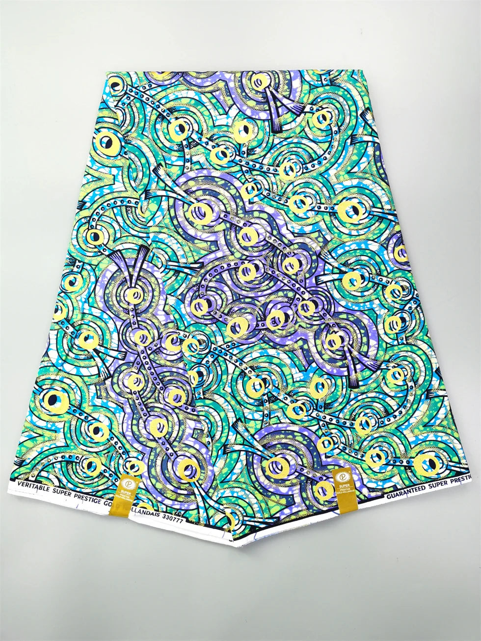 Newest Grand African Wax Glitter Glam Fabric 100% Cotton Ankara Batik Material Pagne Wax Gold Print Sewing Party Dress