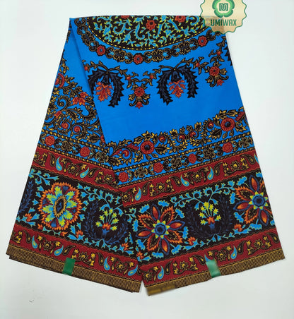 Dutch african Nigiar wax 100% Cotton Real Wax Pagne foVeritable Hollandais Dutch print High Quality fabric cloth 6yards