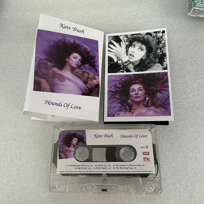 Rock Kate Bush Music Tape Hounds of Love Album Running up That Hill Cassettes Cosplay Walkman Recorder Car Soundtrack Box Gifts