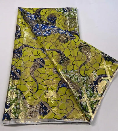 2022 New Hot Sale African Wax Fabric Cotton Material Nigerian Ankara Block Prints Batik Dutch High Quality Sewing Cloth