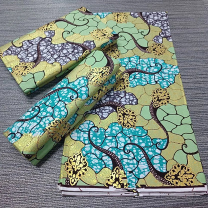 2022 New Hot Sale African Wax Fabric Cotton Material Nigerian Ankara Block Prints Batik Dutch High Quality Sewing Cloth