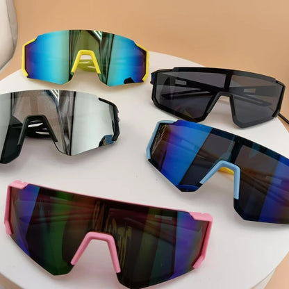 Cycling Sunglasses For Children Kids Riding Sunglasses For Boys Girls Fashion Outdoors Windproof Goggles UV Resistant Shades