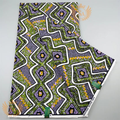 2024 New Hot Sale African Wax Veritable Wax Guaranteed Real High Quality wax print fabric Pagne African Ankara abc