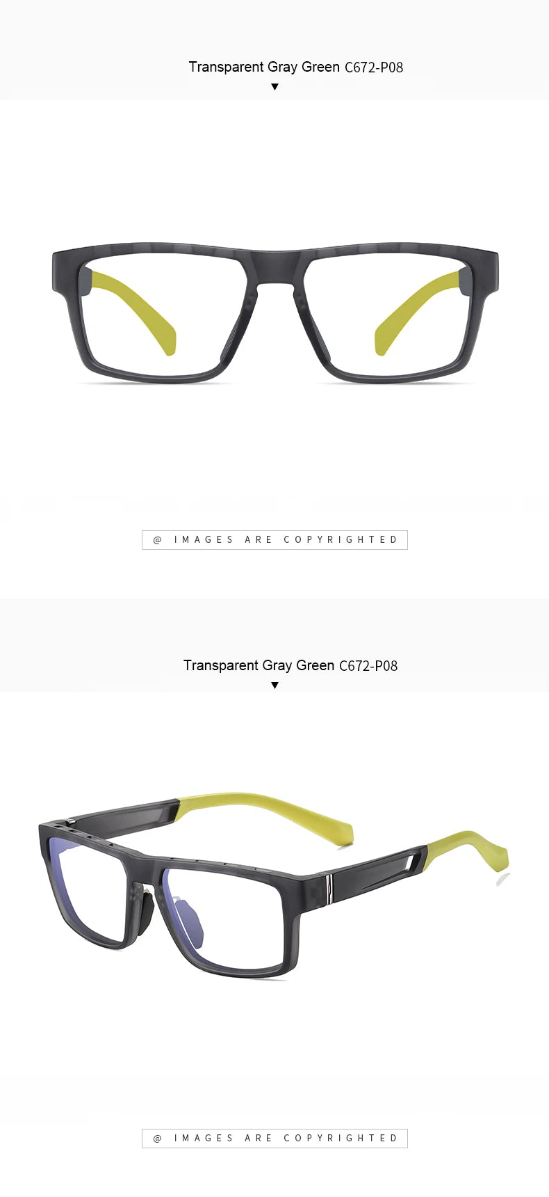Men TR90 Anti Fog Eyeglasses Frame Blue Light Blocking Lenses Women Computer Glasses Prescription Myopia Reading Eyewear Frame