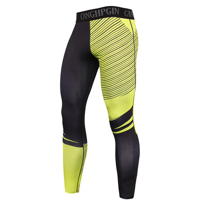 2025 New Men's Jiu Jitsu Spats Stappling Compression Tights Pant Training BJJ No Gi Grappling Leggings Gym Fitness Trousers