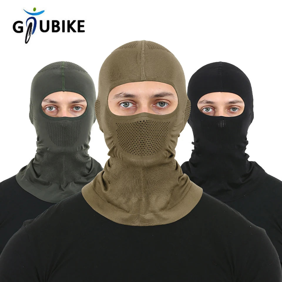 GTUBIKE Breathable Balaclava Hat High Elastic Motorcycle Full Face Mask Bicycle Ski Motorcycle Helmet Inner Cap Scarf Headgear