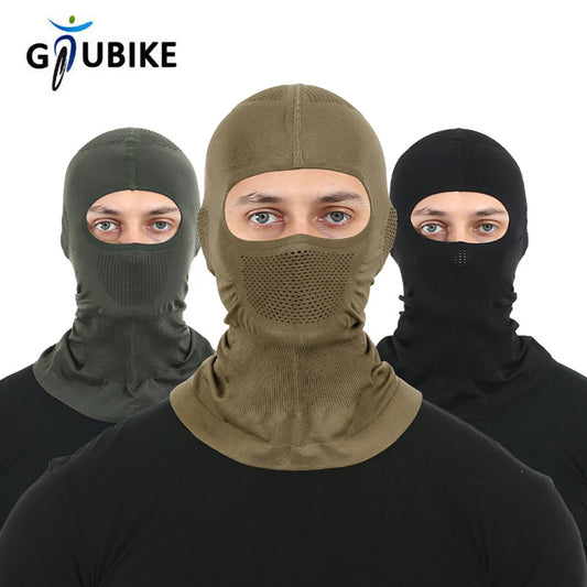 GTUBIKE Breathable Balaclava Hat High Elastic Motorcycle Full Face Mask Bicycle Ski Motorcycle Helmet Inner Cap Scarf Headgear