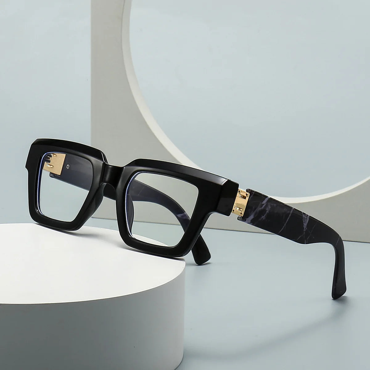New Green Oversized Square Reading Glasses Men Women Personality Optical Eyeglasses Anti Blue Light Computer Presbyopic Glasses