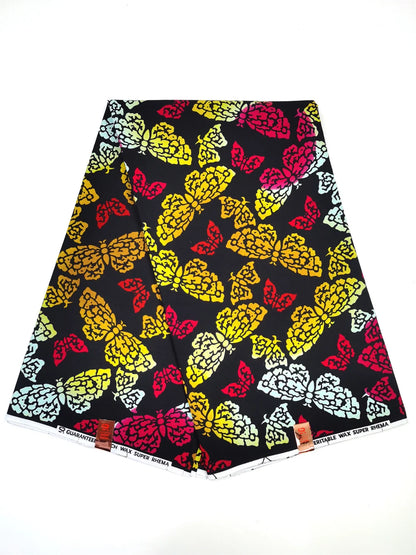 Ankara Fabric African Real Wax Print Fabric 100% Cotton High Quality 6 Yards African Fabric for Party Dress Nigeria