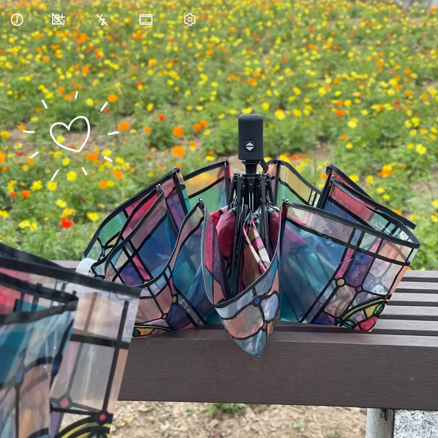 2024 New Auatic Long Handle Thiened Windproof Transparent Umbrella Dry Sea Moon Jellyfi Design Fre And Clean Sle