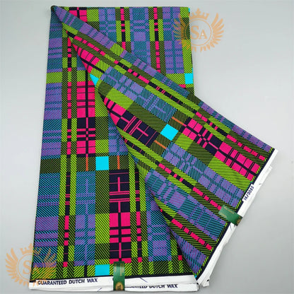 2024 New Hot Sale African Wax Veritable Wax Guaranteed Real High Quality wax print fabric Pagne African Ankara abc