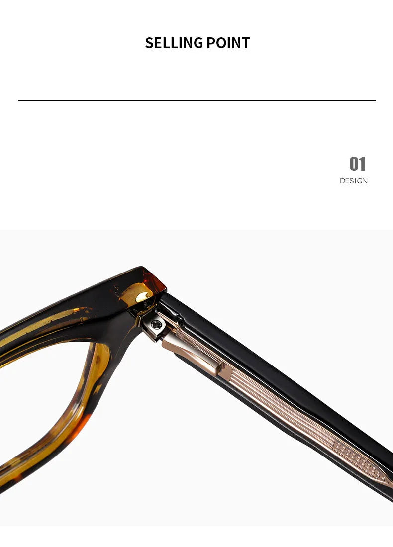 Brand Designer Fashion Square Reading Glasses Luxury Women Men Big Frame Magnifing Glasses Anti Blue Light Presbyopia Eyeglasses