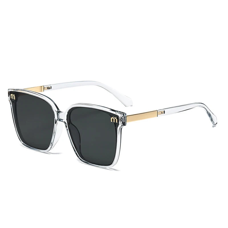 2026 New Fashion Brand Luxury Designer Sunglasses Women Letter Vintage Square Trendy Shades Glasses Elegant Party Top Sunglasses