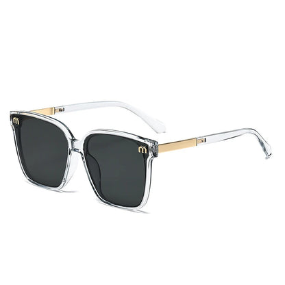 2026 New Fashion Brand Luxury Designer Sunglasses Women Letter Vintage Square Trendy Shades Glasses Elegant Party Top Sunglasses