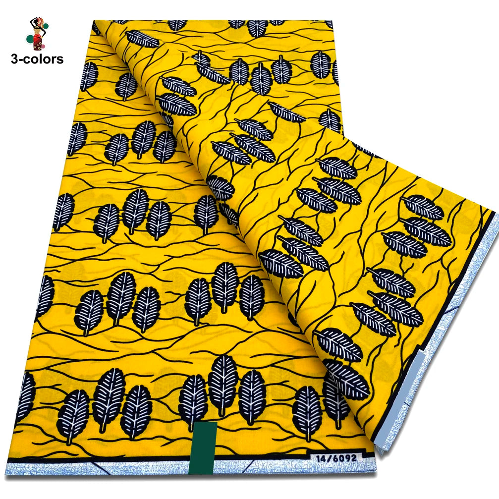2025 Veritable Wax Guaranteed Real Wax Print Fabric dutch hollandais Pagne African Wax Fabric 6 yards
