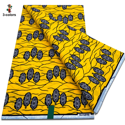New Arrival High Quality Original 100% Cotton Wax Print Guaranteed Veritable Ankara African Real Wax Fabric Soft Pagne for Dress