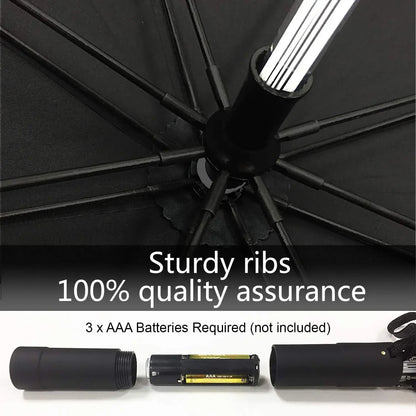 Umbrella | LED UMBRELLA for Rain or Sun or Just for Fun | Quality Rain Umbrella for All Ages Boys/Girls/Adults