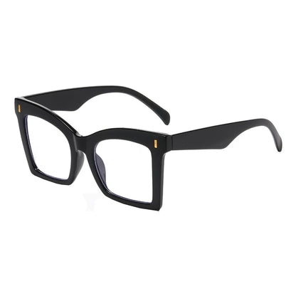 Big Frame Reading Glasses Classic Black Square Blocking Blue Light Computer Presbyopia Eyeglasses Goggle+1.0...+4.0 Unisex